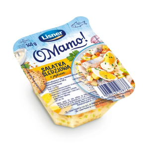 Sałatka śledziowa z jajkiem Lisner 140G