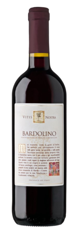 Wino Bardolino czerwone, wytrawne 0,75L