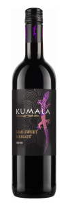 Wino Kumala Merlot czerwone, półsłodkie 0,75L