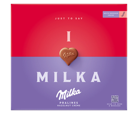 Bombonierka Milka Całym Sercem 110G