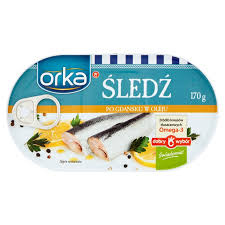 Sledz W Oleju Po Gdańsku  170G Orka