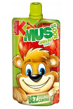 Mus Kubuś 100% Banan-Jabłko 100G