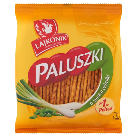 Paluszki Lajkonik o smaku cebulki 150g.