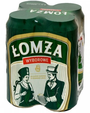 Piwo Łomża Wyborowe 0,5L 4-pak