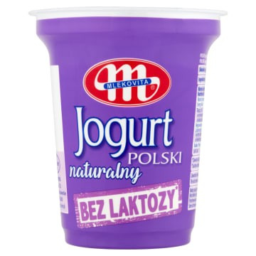 Jogurt Naturalny Polski Bez Laktozy Mlekovita 350G.