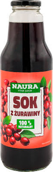 Natura Sok 100% z Żurawiny 0,75L