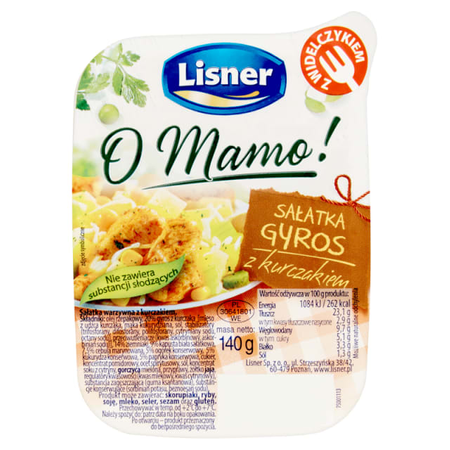 Lisner Sałatka Gyros z Kurczakiem 140G