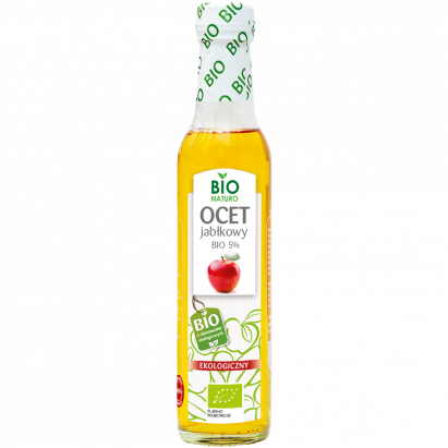 Ocet jabłkowy Bio 5% 250ml. Bio Naturo