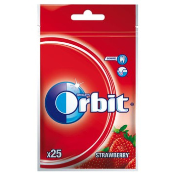 Guma Orbit Strawberry 25 Szt