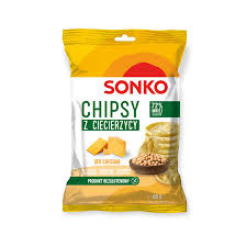 Chipsy Z Ciecierzycy Ser Cheddar 60G Sonko
