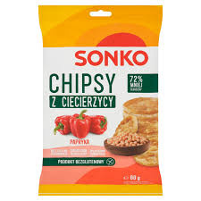 Chipsy Z Ciecierzycy Papryka 60G Sonko
