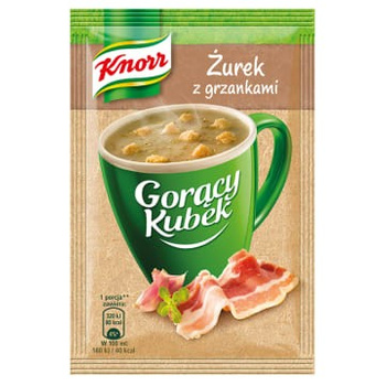 Zupa Gorący Kubek Knorr Żurek z Grzankami 17G