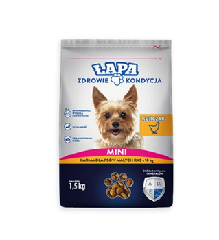 Karma dla psów Łapa Zdrowie kurczak sucha 1,5kg Lewiatan