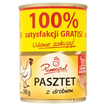 Pasztet z drobiem Pamapol 390 g