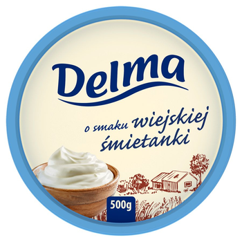 Margaryna Delma Wiejska Śmietanka 450G