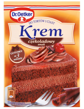 Dr. Oetker Krem do tortów i ciast smak czekoladowy 140 g