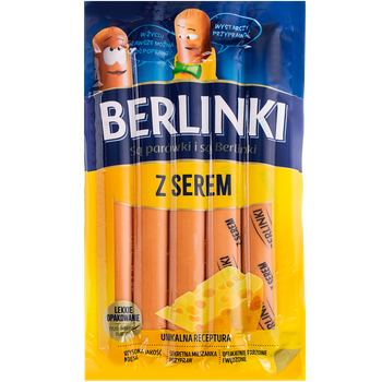 Parówki Berlinki z Serem 250G