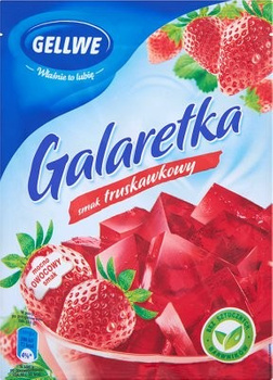 Galaretka Gellwe Truskawkowa 72G