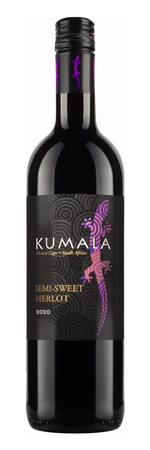 Wino Kumala Merlot czerwone, półsłodkie 0,75L