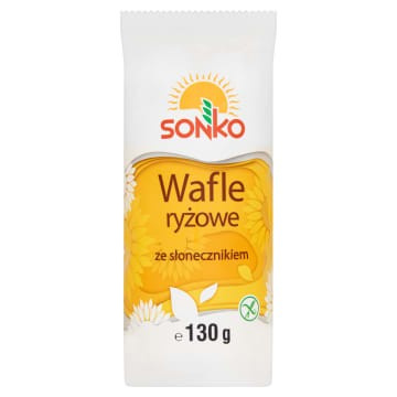 Wafle ryżowe Sonko z nasionami słonecznika 130G