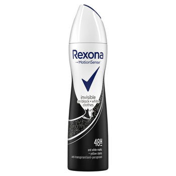 Antyperspirant w aerozolu Rexona 150ml - black&white dla kobiet