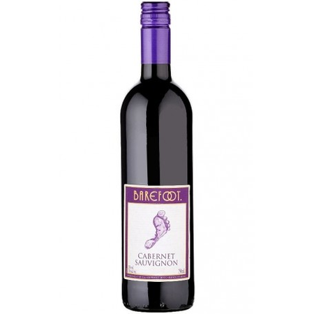 Wino Barefoot Cabernet Sauvignon czerwone półsłodkie 0,75l.