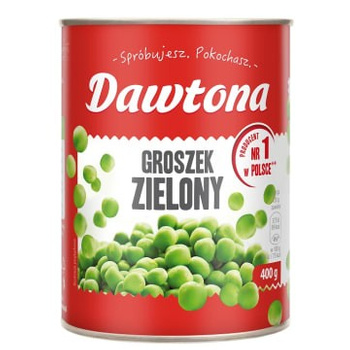 Groszek zielony Dawtona 400G