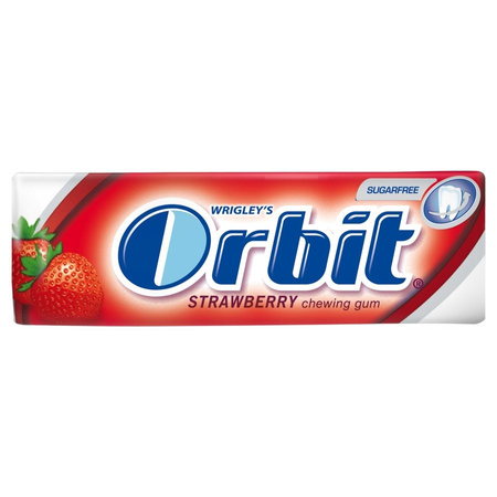 Guma Orbit Strawberry 14G 10szt