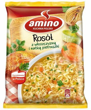 Zupa Amino Rosół z Włoszczyzną i Natką Pietruszki 59G