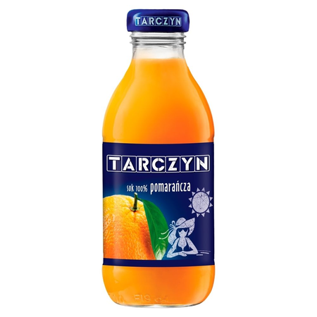 Tarczyn Sok 100% pomarańcza 0,3l