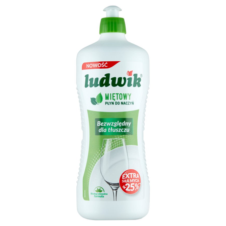 Płyn do Naczyń Ludwik Miętowy 0,9L