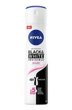 Antyperspirant w sprayu Nivea Black&White Clear 150ml