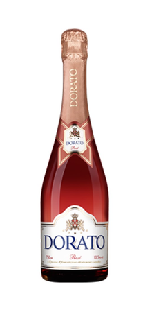 Wino musujące Dorato różowe, słodkie 0.75l