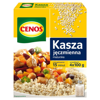 Kasza Jęczmienna Mazurska Cenos 4x100G