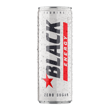 Black Energy Drink Zero Sugar 0,25L