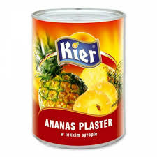 Ananas Plastry 340G Kier