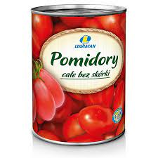 Pomidory Całe Bez Skórki Lewiatan 400G