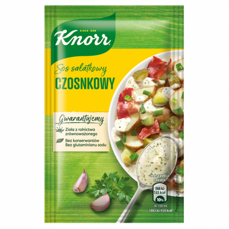 Sos Sałatkowy Knorr Czosnkowy 8G