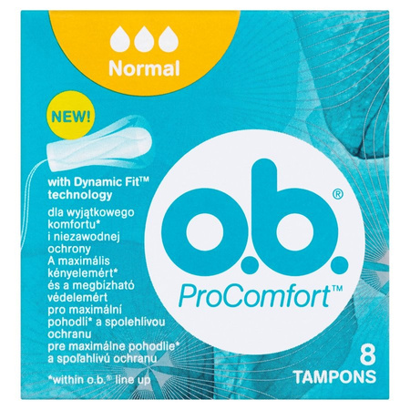 Tampony O.B. ProComfort Normal 8szt