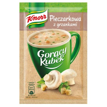 Zupa Gorący Kubek Knorr Pieczarkowa z Grzankami 15G