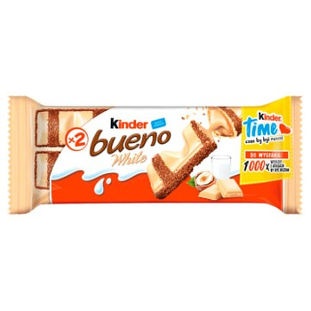 Baton Kinder Bueno White 39G