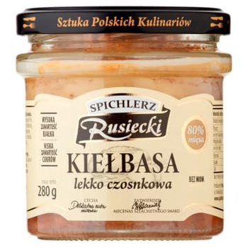 Kiełbasa Lekko Czosnkowa Rusiecki 300G