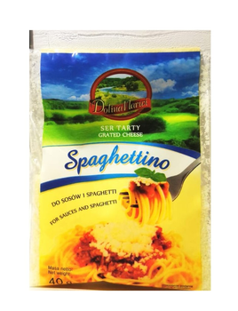 Ser żółty tarty Spaghettino 40G