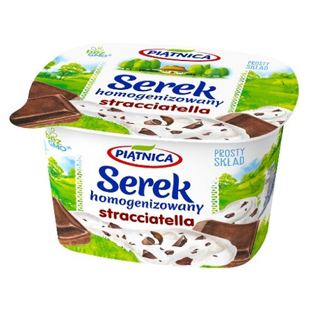 Serek Homogenizowany Piątnica Stracciatella 150G