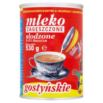 Mleko Zagęszczone Słodzone 8% w Puszce 530G