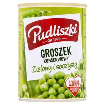Groszek Konserwowy Pudliszki 400G