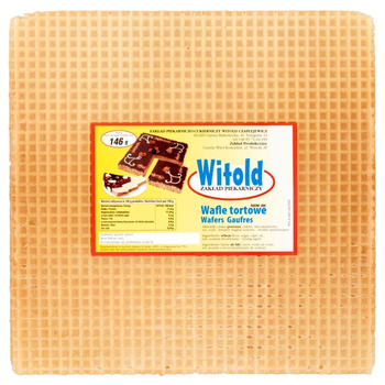 Wafle Tortowe Kwadratowe146G