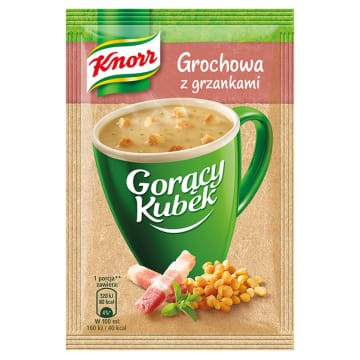 Zupa Gorący Kubek Knorr Grochowa z Grzankami 21G