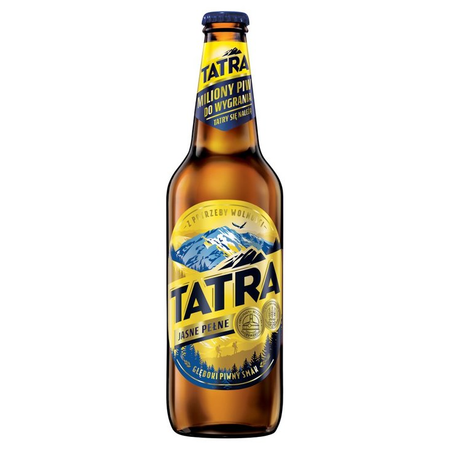 Piwo Tatra Jasne Pełne 0.5L but/zw