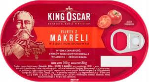 Filety Z Makreli W Sosie Pomidorowym 160g King Oscar